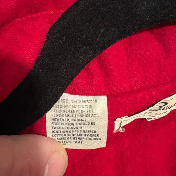 1960s-1970 LL Bean Red Chamois Shirt - Picture 4 of 5